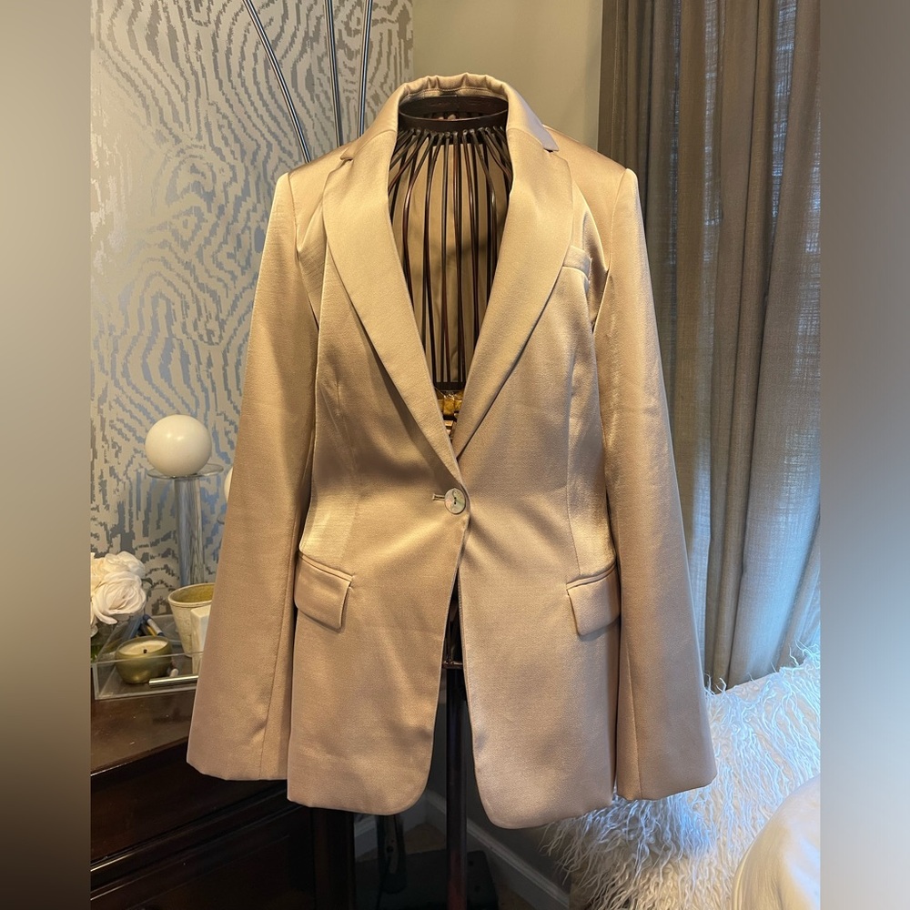 Theory One Button/Seashell Blazer - image 1